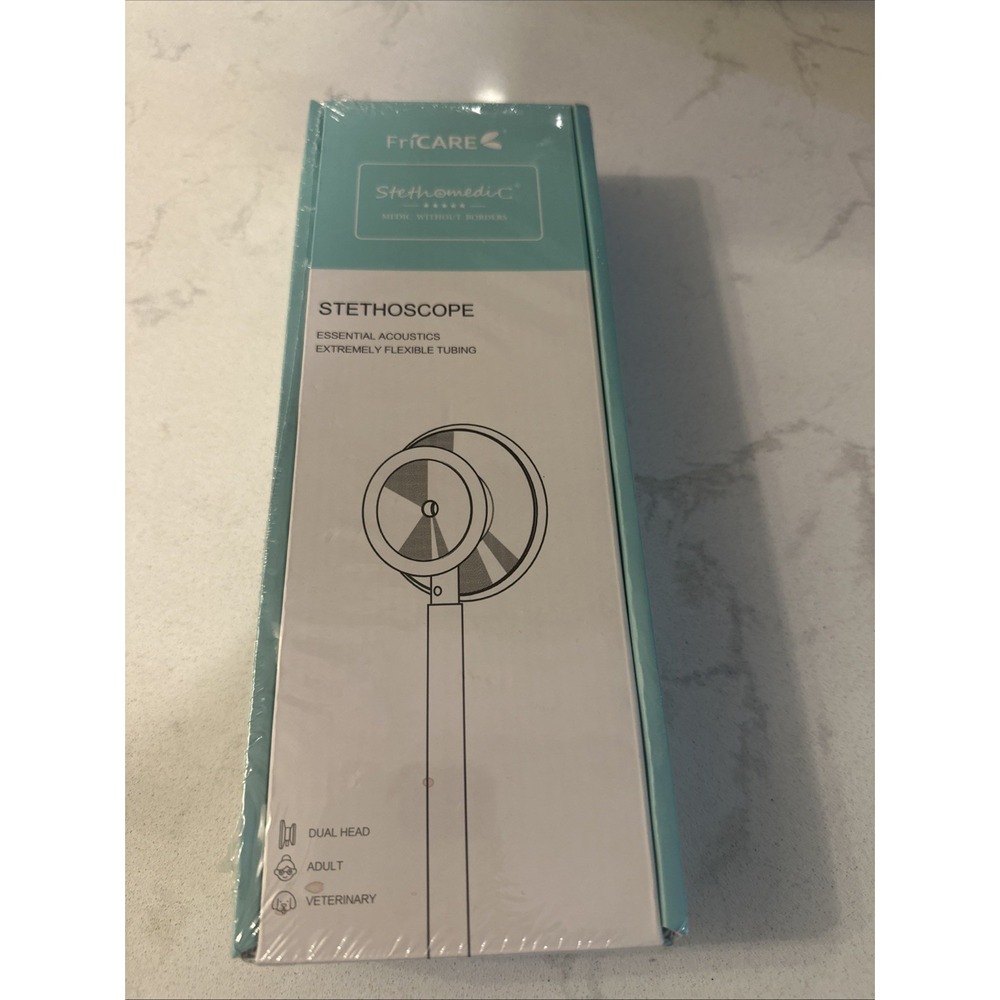 FriCARE New Lightweight Dual Head Stethoscope for Med‎ Professionals Dr, Nurses